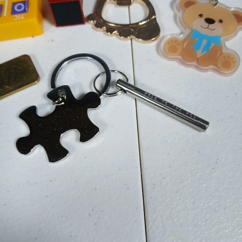 Keychain Lot Mixed Novelty Metal Plastic Gift